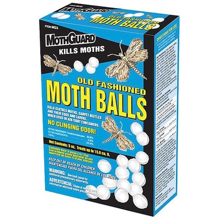 World & Main World & Main 381940162 5 oz Moth Balls Box - Mothguard 381940162